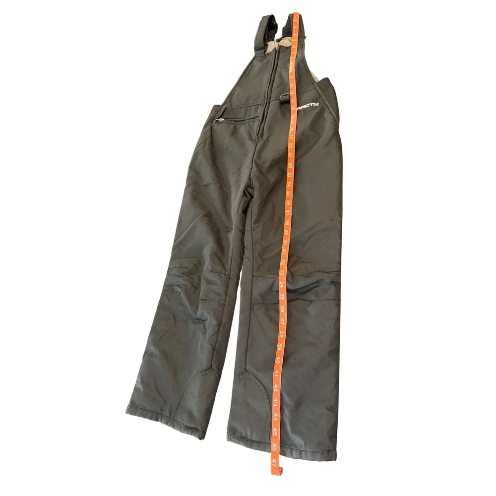 Arctix Youth Small Black Insulated Snow Bibs Overalls Winter Ski Pants 5403